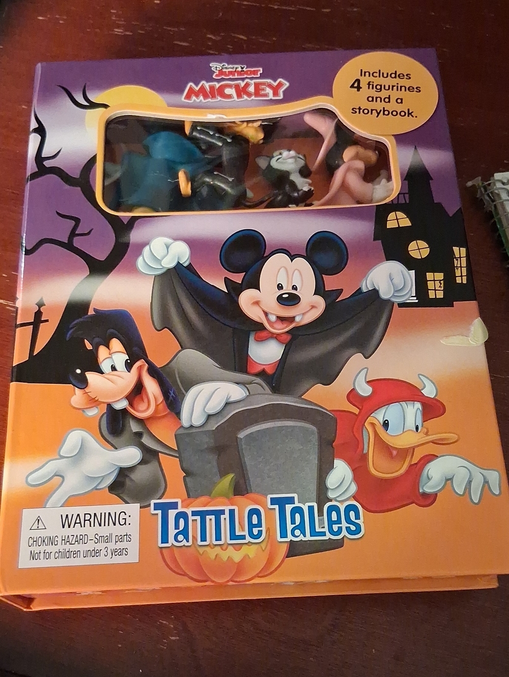 Disney Mickey Tattle Tales Figurine Set - Orange Purple Black